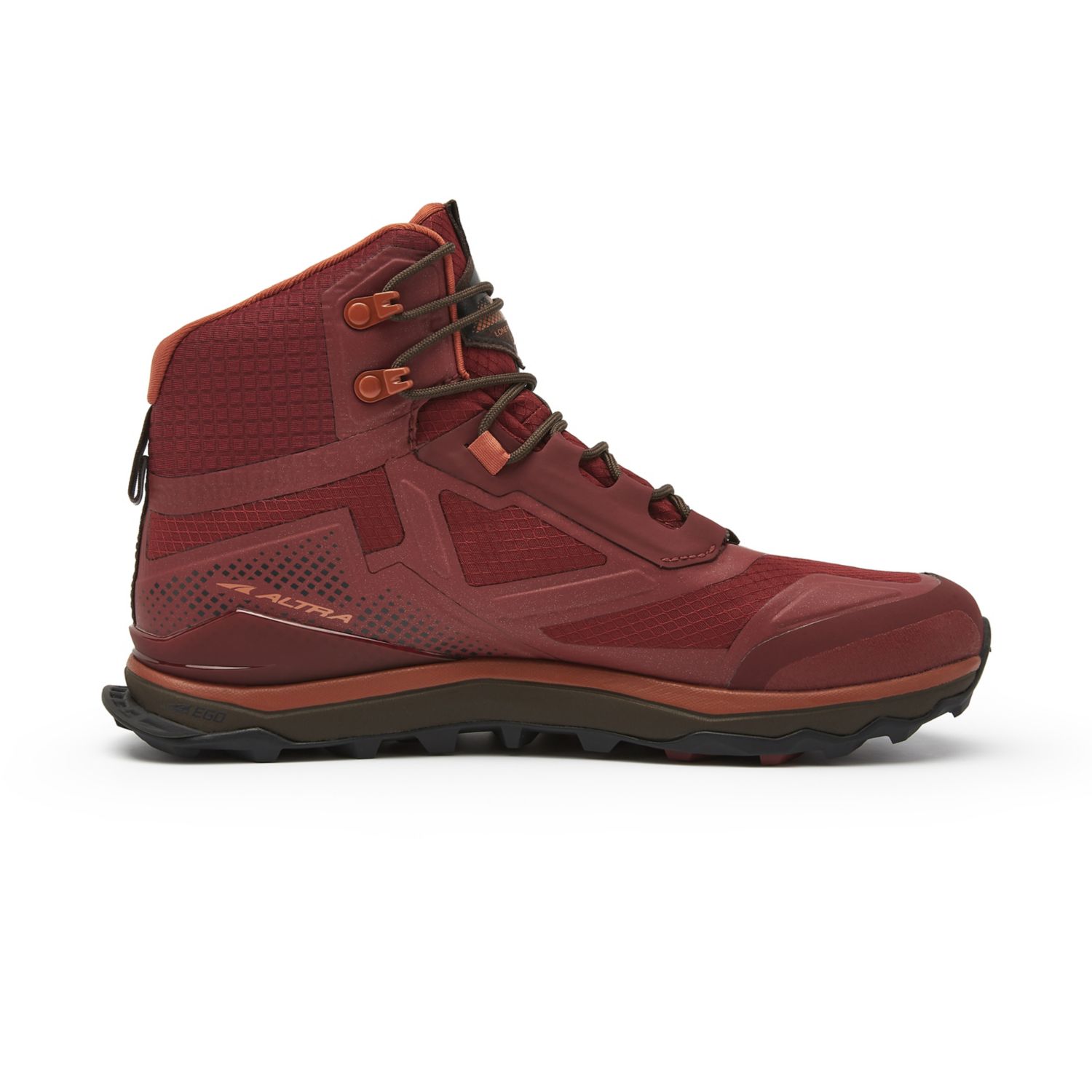 Altra Lone Peak All-wthr Mid Men's Hiking Boots Burgundy | South Africa-61073929